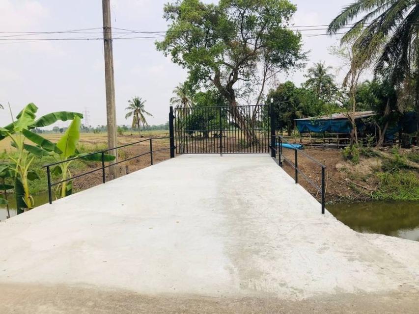 ขายที่ดิน มิตรไมตรี 6 หนองจอก มีนบุรี ถนนลาดยาง มีคลองกั้นน้ำไว้เพาะปลูก 2