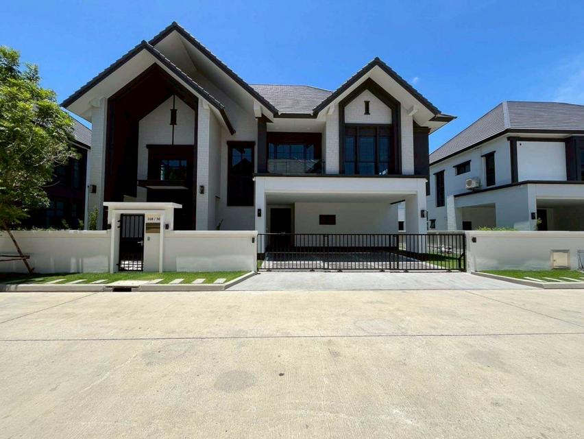 ให้เช่า บ้านเดี่ยว The City bangna 2 ติดทางด่วนกาญจนาภิเษก ใกล้ เมกาบางนา 105 ตรว 2 ชั้น 1