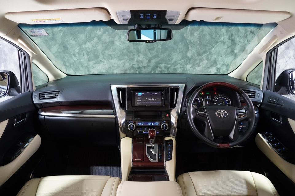 รหัสรถ JRS2813 Toyota Alphard 2.5 ไฮบริดตัวท็อปเบาะมิกกี้ ปี 2016 มือเดียว 8