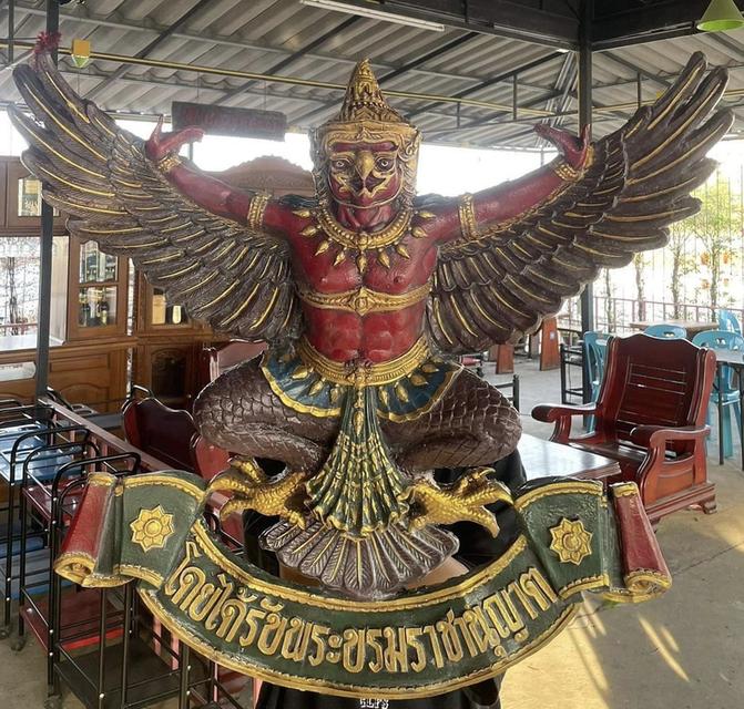 พญาครุฑแขวนผนัง ขนาด70ซม ครุฑหน้าเทพบุตร 6