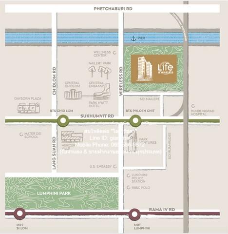 condominium Life One Wireless ไลฟ์ วัน ไวร์เลส 28000 B. พ.ท. 35 ตรม ใกล้ รถไฟฟ้า BTS เพลินจิต ราคาพิเศษ เป็นคอนโดพร้อมอย 2