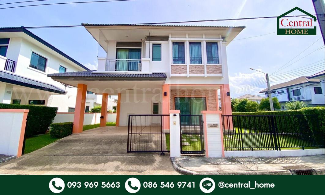 บ้านเดี่ยว มัณฑนา บางใหญ่ หลังมุม ใกล้ รถไฟฟ้า สถานีคลองบางไผ่