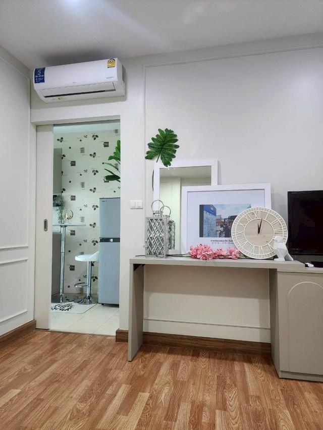 คอนโดแต่งใหม่ สไตล์สวย ใกล้ BTS วงเวียนใหญ่ พร้อมอยู่ เฟอร์ครบ เครื่องใช้ไฟฟ้าครบ แอร์ 2 ตัว ฟรีค่าโอน 5