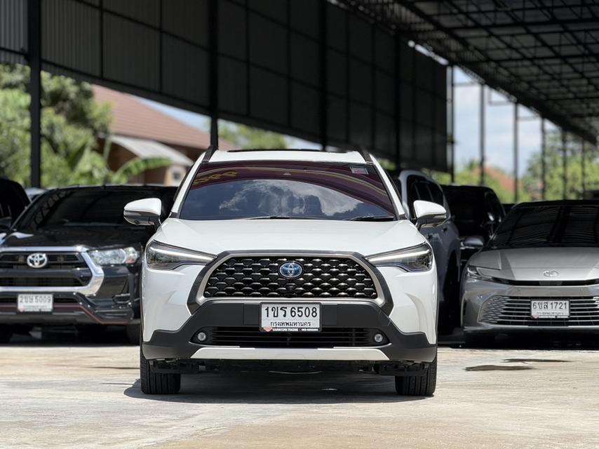 2021 TOYOTA COROLLA CROSS, 1.8 HYBRID PREMIUM SAFETY โฉม ปี20-ปัจจุบัน ตัวท๊อป มือเดียวป้ายแดง ปี20 จด 21👉ไมล์แท้ 164,323 km. เข้าศูนย์ทุกระยะ รูปที่ 17