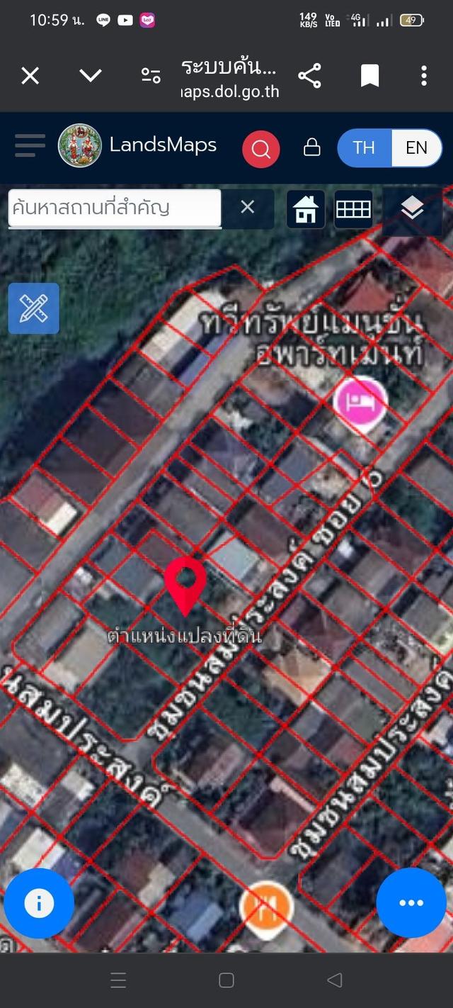 ขายที่ดินซอยสมประสงค์6 เมืองปทุม 2