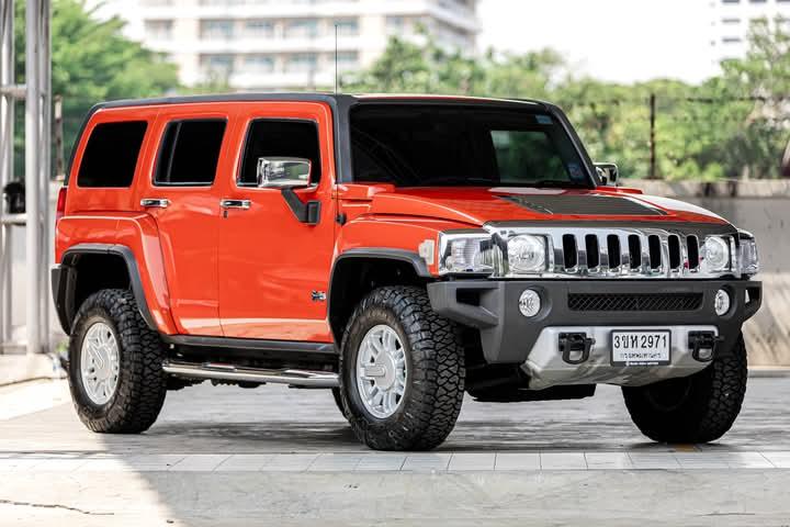 Hummer H3 สีส้มสวย