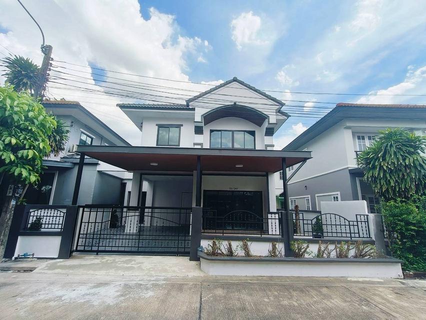 บ้านมือสอง บ้านแฝดหมู่บ้านบุรีรมย์ เลียบคลองสอง 1
