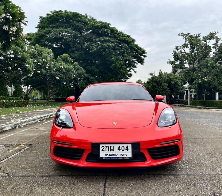 รหัสรถ AP404 Porsche 718 Cayman สี Lava orangeปี 2016 จด 2017