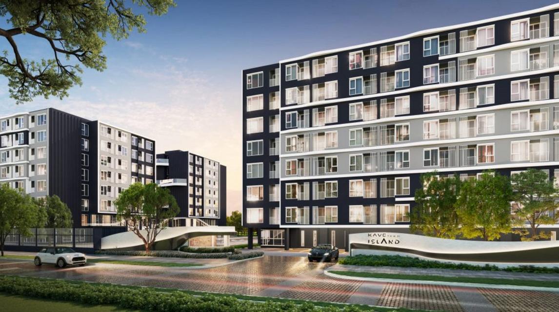 Condo Kave Town Island ติดมหาลัยกรุงเทพ รังสิต 1นอน ชั้น5 ตึก D ทิศเหนือ ตกแต่งครบ 11
