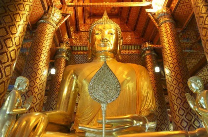 (ของขวัญ) สภาพสวย เหรียญหลวงพ่อโต วัดพนัญเชิง จ.อยุธยา 2504 กะไหล่ทองเดิม (สวยแท้ ราคาจับต้องได้)
