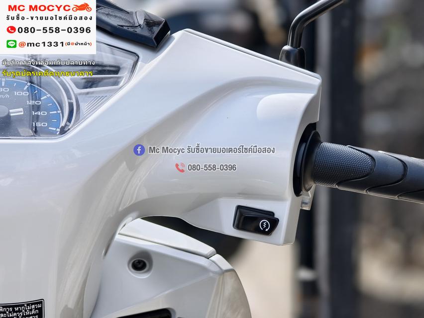 Wave 125i 2025 วิ่ง900โล รถ2เดือน ซื้อสดรถบ้านมือเดียว เล่มเขียวชุดโอนครบ No1276 9