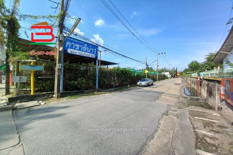 ที่ดินพร้อมบ้าน หมู่บ้าน คาซาลีน่า 1 (ซอยนิมิตใหม่ 14) เนื้อที่ 373 ตรว. ถนนนิมิตใหม่ แขวงทรายกองดิน เขตมีนบุรี กรุงเทพมหานคร 7