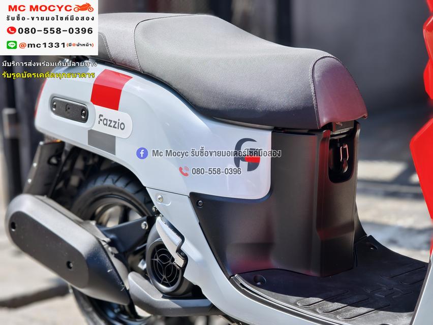 Fazzio 125 2024 วิ่ง2000โล รุ่นTopกุญแจรีโมทบุคเซอวิสครบ รถบ้านมือเดียว  NO1305 11