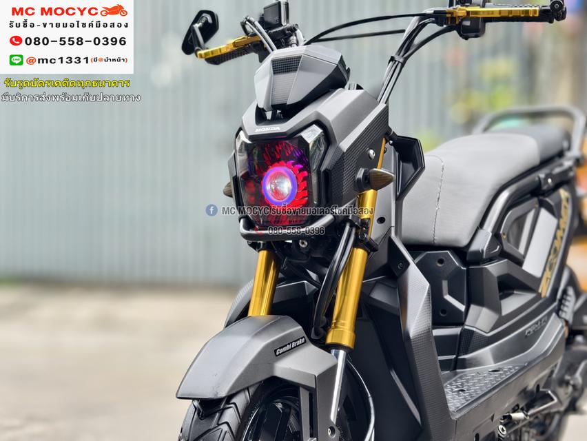 Zoomer x 2020 ไมล์ดิจิตอล เครื่องท่อเดิมชุดสีสวย เล่มชุดโอนครบ  No878   10