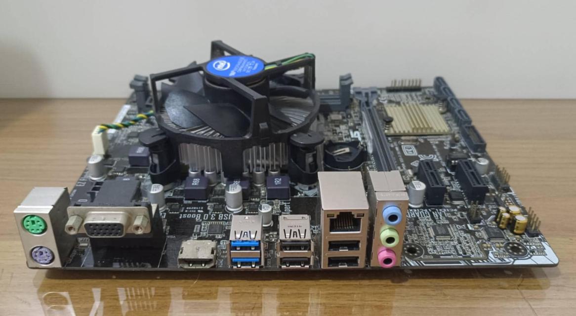 Mainboard (เมนบอร์ด) ASUS H110M-E พร้อม CPU Core i3 7100 และซิ้งพัดลมระบายความร้อน พร้อมใช้งาน 3