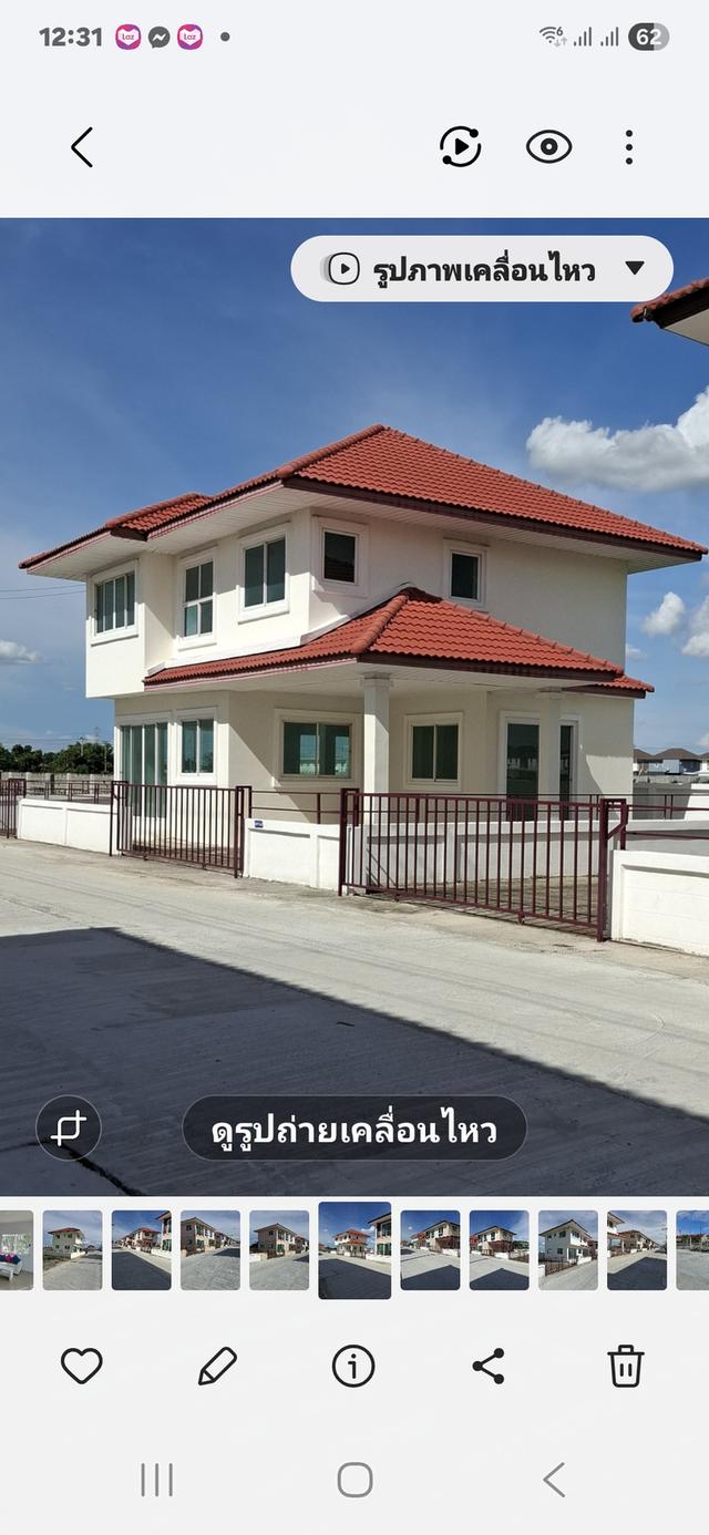 บ้านสวนภูมิฐาน บ้านเดี่ยว 2ชั้น ที่ดิน 50ตารางวา ถ.กาญจนาภิเษก-บ้านกล้วย นนทบุรี โทร0812361578 1