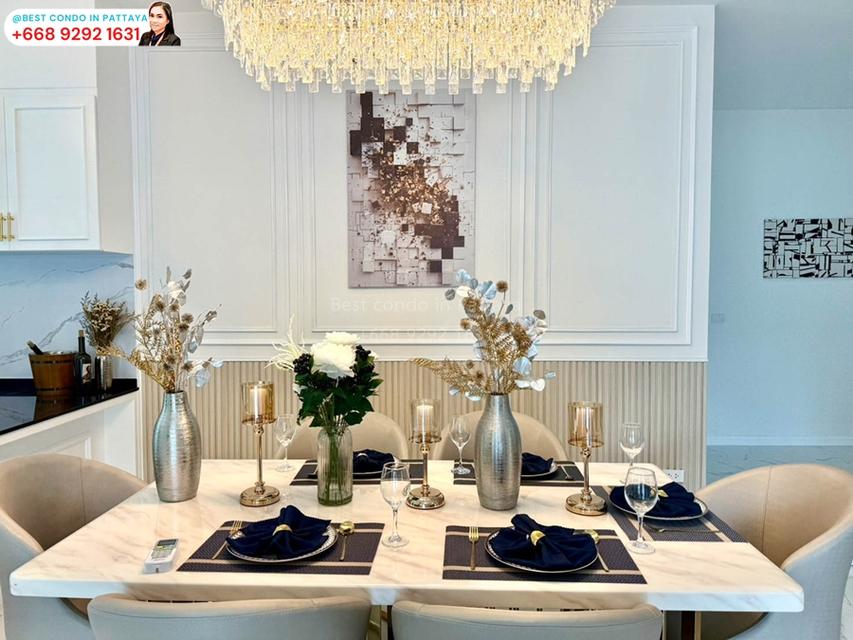 ✨ #บ้านหรูพัทยา พร้อมสระว่ายน้ำ #รหัสทรัพย์447 ✨ 🔥🔥 ราคาเพียง 10.9 ล้าน 🔥🔥 🏡 บ้านหัวมุม ขนาดกว้าง พร้อมสระว่ายน้ำระบบเกลือ และเฟอร์ครบทุกห้อง 4
