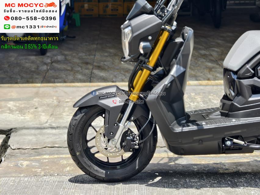 Zoomer x 2022 วิ่ง2000โล รถบ้านแท้ไม่ใช่รถประมูล เครื่งท่อเดิมชุดสีสวย มีเล่มชุดโอนครบ No1157 18