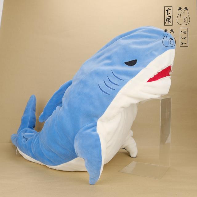 ตุ๊กตา สัตว์ทะเล・Marine Animal・ปลาฉลาม・ซาเมะซัง・Marshmallow・สีฟ้า 🦈 Shark Plush・Blue Version・Tera Jumbo・85 cm 〰 SUNPLAZA・Same SUPER BIG Nuigurumi 🌊 รูปที่ 5