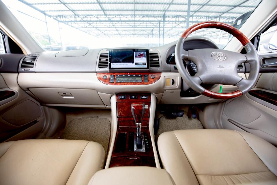 Toyota Camry 2.4Q สีเทา ปี 2003 สวยเดิม ออฟชั่นเต็ม 12