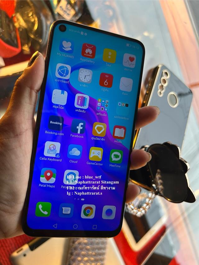 Huawei Nova4 จอ6.4นิ้ว Rom128 Ram8 สภาพสวยตามรูป ใช้งานปกติ ได้ทุกซิม มีเคสให้