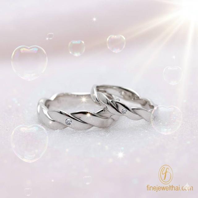 FineJewelThai | Ever Couple Ring แหวนคู่เพชรแท้ แหวนหมั้น แหวนแต่งงาน