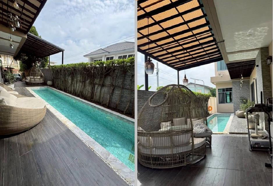 ให้เช่าบ้านเดี่ยว 2 ชั้น พร้อมสระว่ายน้ำ โซนราชพฤกษ์ ฝั่งตรงข้ามเซ็นทรัลเวสวิลล์ เฟอร์นิเจอร์ครบ 13