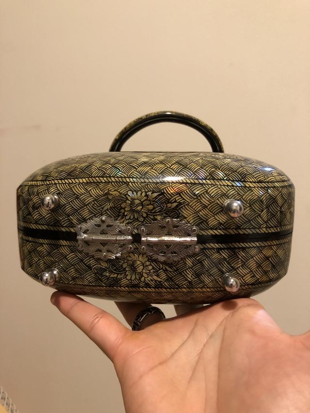 กระเป๋ามุก งานเก่าเก็บ สภาพสมบูรณ์งาน handmade 12