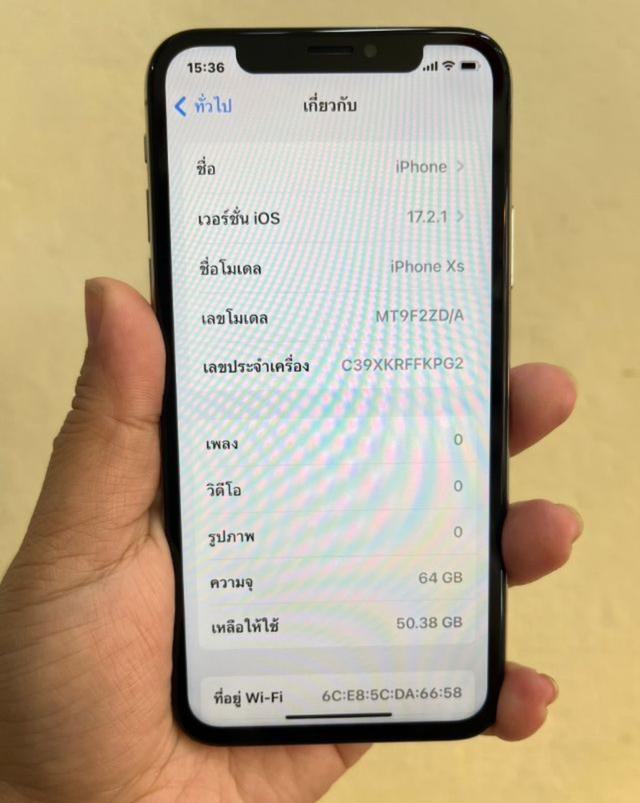 iPhone xs ความจุ 64 6