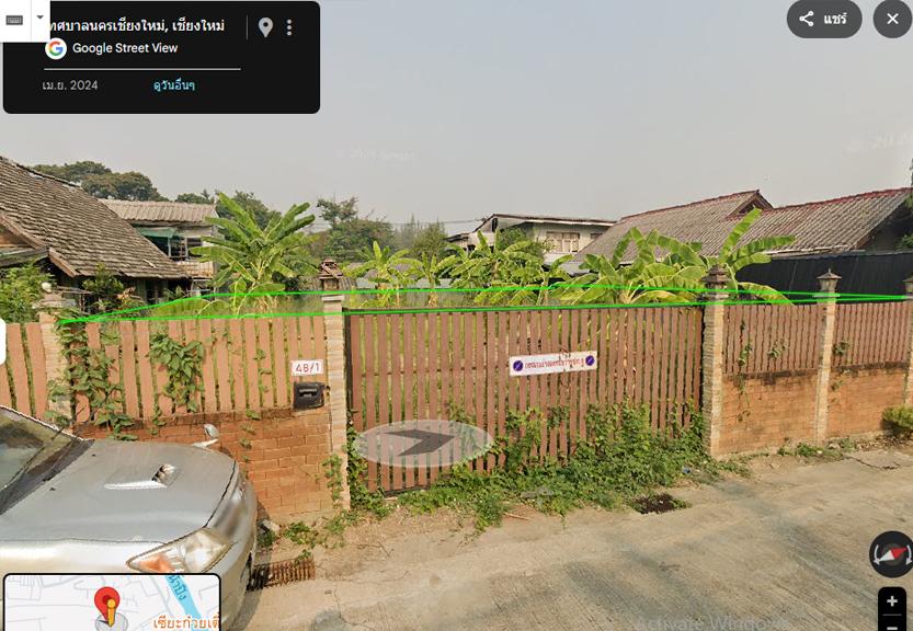 ที่ดินทำเลดี ในตัวเมืองเชียงใหม่ เนื้อที่ 100 ตารางวา โซนป่าตันใกล้โลตัสคำเที่ยง เพียงตารางวาละ 45,000 บาท 4