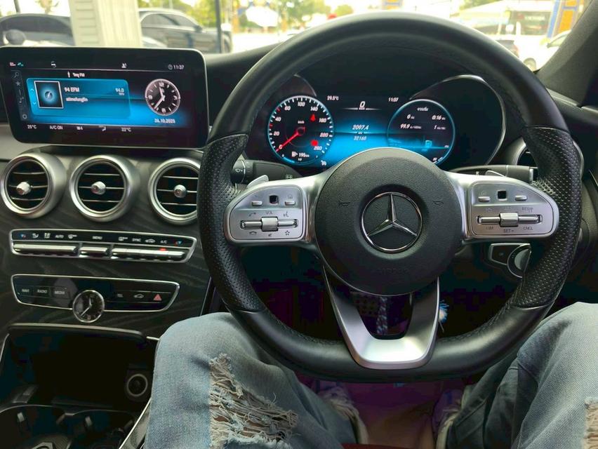 รหัสรถ KPV4540 2020 BENZ C200 2.0 COUPE AMG DYNAMIC 6