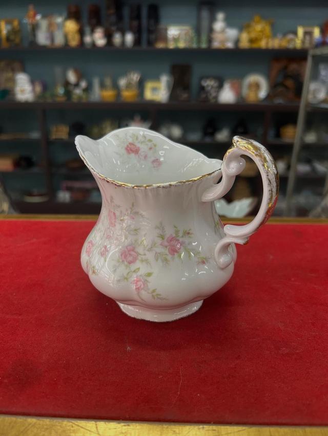 แก้วเทนม porcelain งานยุโรปเก่า Paragon & Royal Albert Victoriana Rose 4