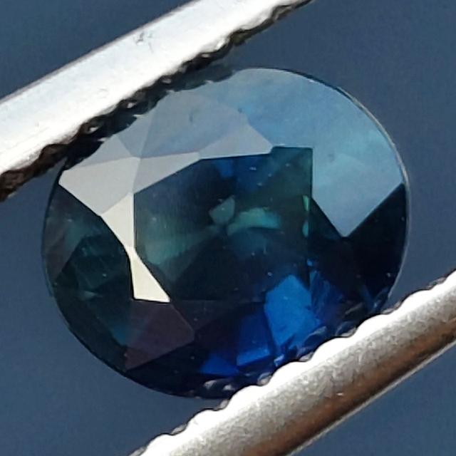 💎 พลอยไพลิน เผาเก่า 💎 น้ำหนัก 1.35 กะรัต รูปย่อยที่ 3