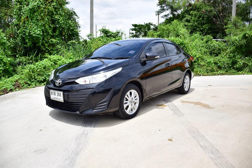 ผ่อน52xx บาท /ฟรีดาวน์ /รถสวยมือเดียว TOYOTA YARIS ATIV 1.2E ออโต้ มัลติฟังชั่นสื บลุทู๊ธCD MP3 ABS USB AIRBAG กุญแจรีโมท ยางปี2025ขับดี โทร0957401229