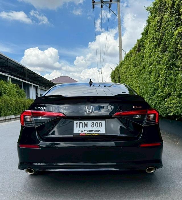 Honda civic FE RS Top ปี 2022 สีดำ สวยสุดในรุ่น มือเดียว สภาพป้ายแดง