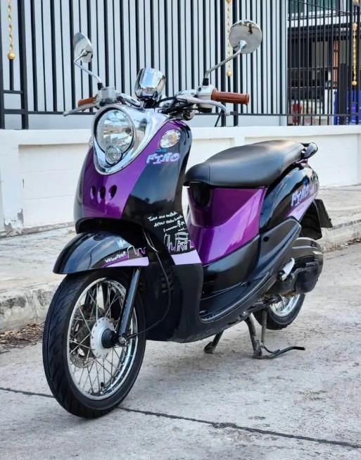 ขาย รถYamaha Fino สีม่วงราคาถูกๆ 2