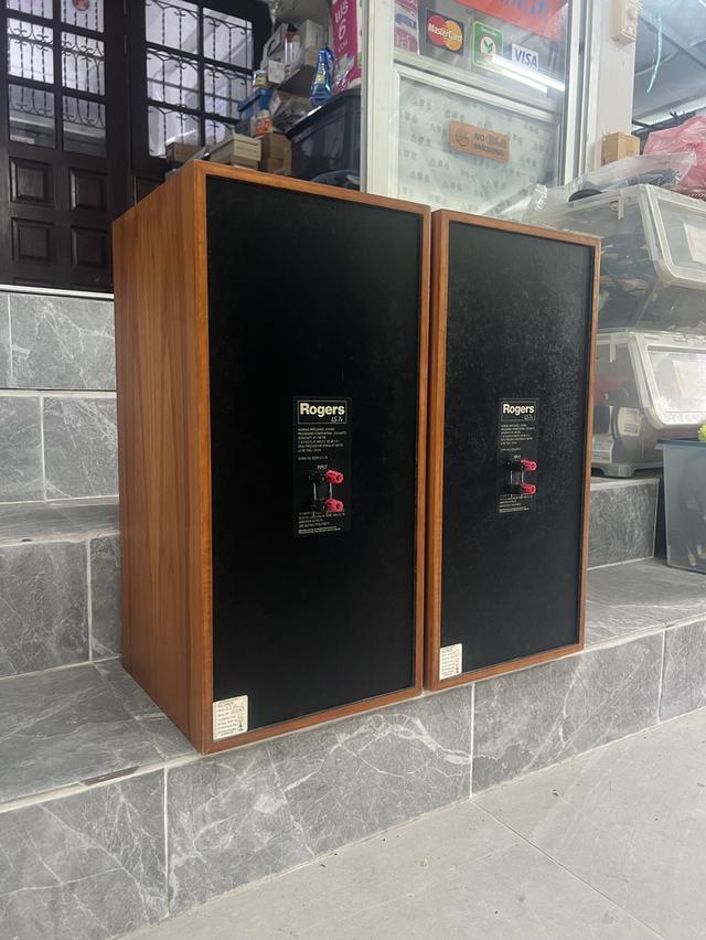 ลำโพง ลำโพง ROGERS LS7T MADE IN ENGLAND 2ทางตั้งโต๊ะกึ่งตั้งพื้นรุ่นใหญ่สุดชนิดตู้เปิดท่อลมด? รูปที่ 7