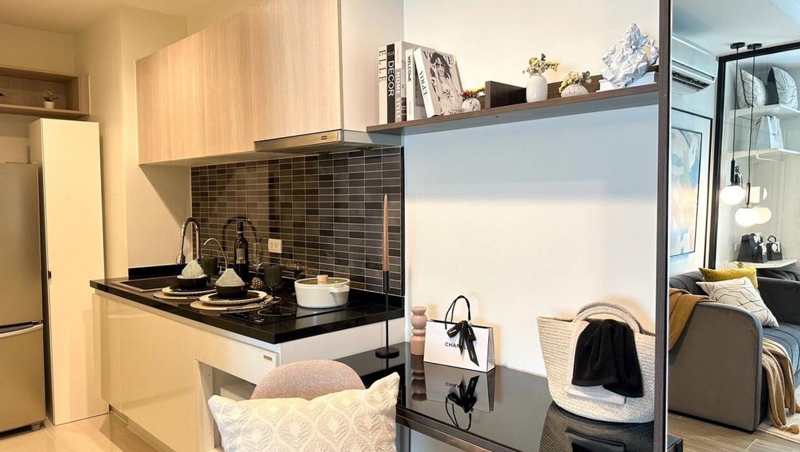 Condo Fuse Miti Sutthisan-Ratchada ใกล้ MRT สุทธิสาร 34.6 ตารางเมตร 1 ห้องนอน ชั้น8 เฟอร์บิ้วท์อินสุดหรู ตกแต่งตามรูป 7