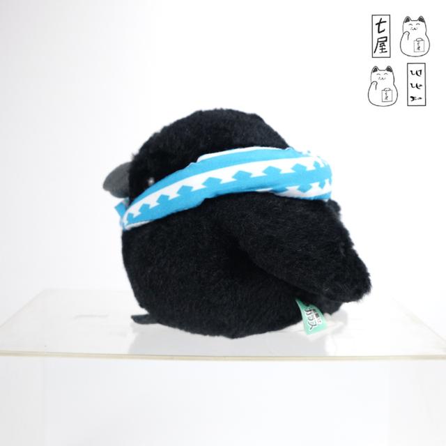 ตุ๊กตา นกอ้วน อีกา นกกา 🐦 Fukufuku Otdoke Karasu・Kajiro・Crow Bird・AMUSE Plush・Standard 15 cm 🍀 รูปย่อยที่ 4