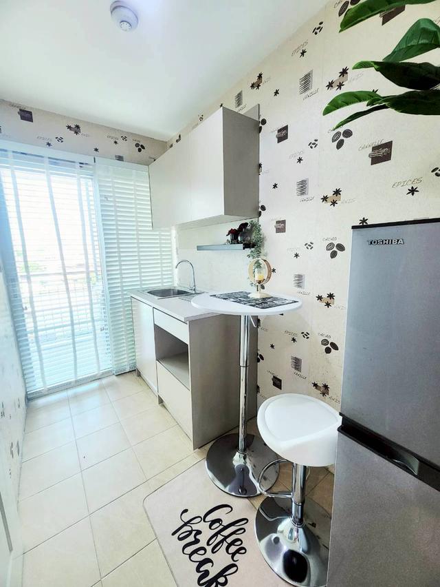 คอนโดแต่งใหม่ สไตล์สวย ใกล้ BTS วงเวียนใหญ่ พร้อมอยู่ เฟอร์ครบ เครื่องใช้ไฟฟ้าครบ แอร์ 2 ตัว ฟรีค่าโอน 12