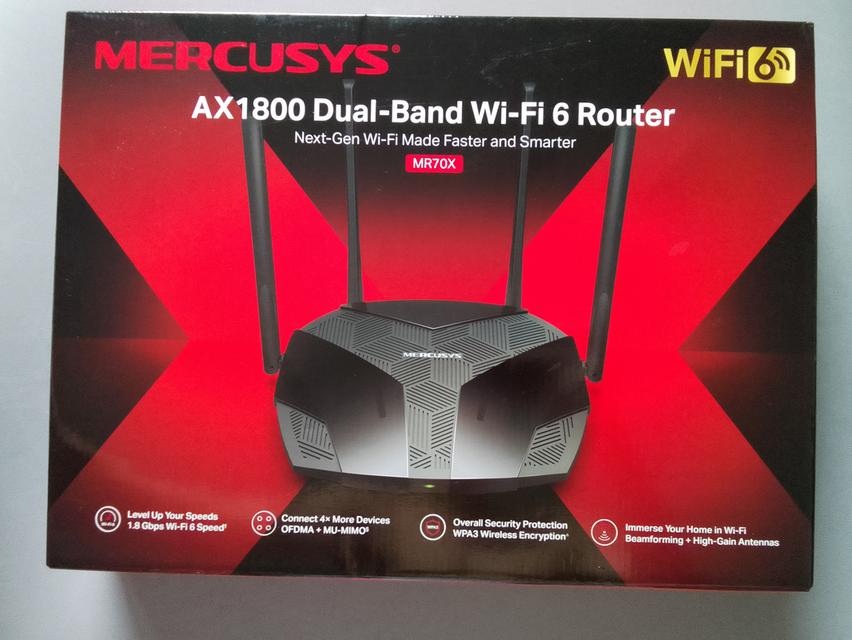 Mercusys เราท์เตอร์ Wifi รองรับ Wifi-6 ไม่เคยใช้งาน