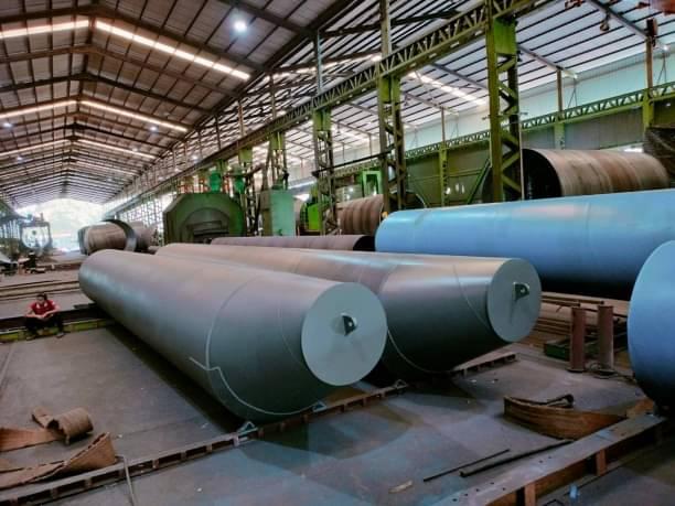 ทุนเรือasw โป๊ะเรือasw แพโป๊ะลอยน้ำasw ท่อสไปรัลasw spiral pipe ฟิตติ้ง 5