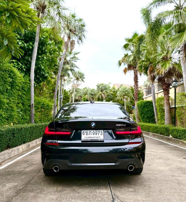 BMW 320D M sport G20 ปี 2020 สีดำ ♨️มือเดียว สภาพป้ายแดง รถบ้านไมล์แท้วิ่งน้อย