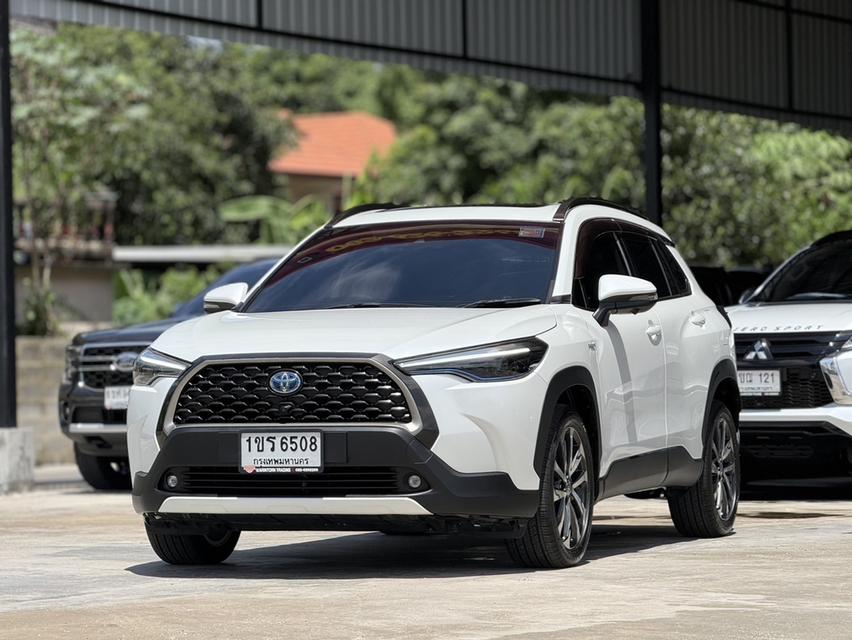 2021 TOYOTA COROLLA CROSS, 1.8 HYBRID PREMIUM SAFETY โฉม ปี20-ปัจจุบัน ตัวท๊อป มือเดียวป้ายแดง ปี20 จด 21👉ไมล์แท้ 164,323 km. เข้าศูนย์ทุกระยะ รูปย่อยที่ 2