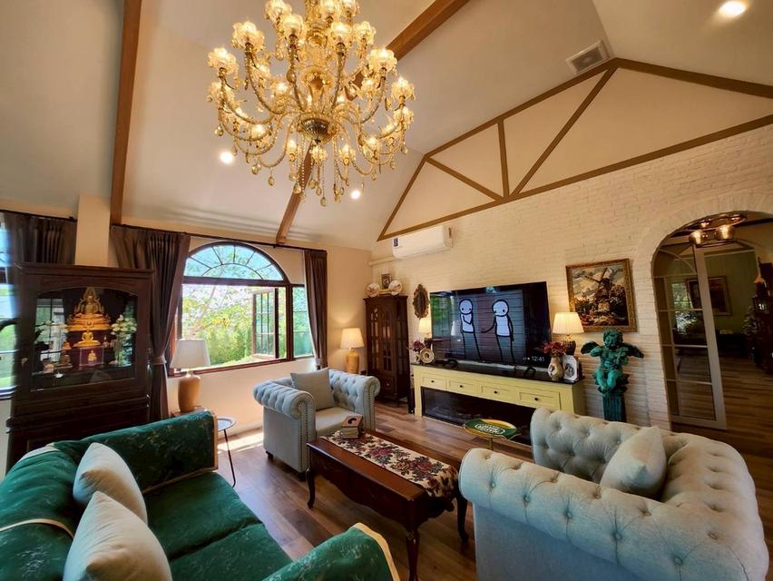 ขายบ้านสวนรีสอร์ท สไตล์ยุโรบ เป็นเอกลักษณ์ บ้านสวยสภาพดี พร้อมอยู่ ขายพร้อมเฟอร์ เครื่องใช้ไฟฟ้า 11