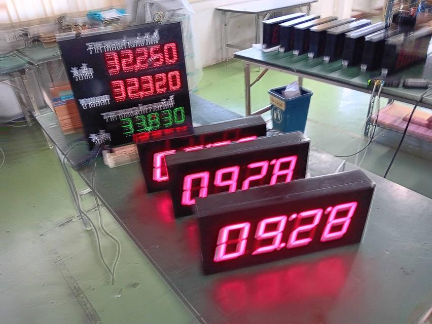 Digital clock นาฬิกาดิจิตอล นาฬิกาโรงงาน นาฬิกาขนาดใหญ่ นาฬิกาแขวนผนัง นาฬิกาจับเวลา รุ่น 404 7
