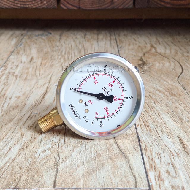 เกจวัดแรงดันออกข้าง เกลียว NPT Stauff SPG Series