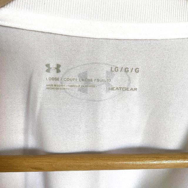 under armour เสื้อกีฬาสีขาวสวย รูปที่ 4