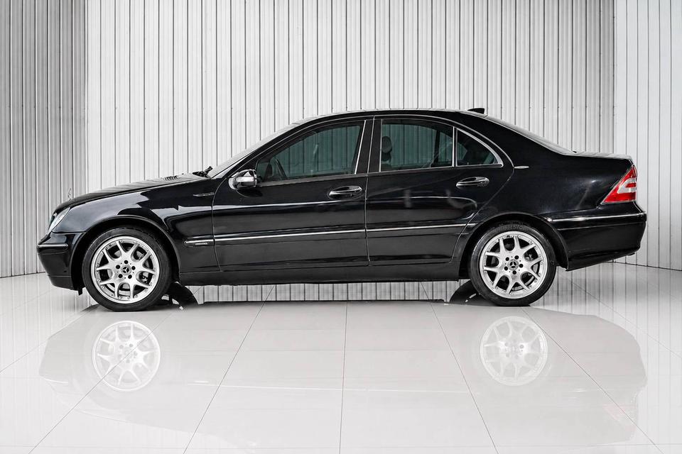 #BENZ C-CLASS, C180 1.8 KOMPRESSOR ELEGANCE ปี 2005 สีดำ�โฉม W203 ปี00-08(เลขไมล์ 247,410)ราคาขายตัด(เงินสด) 128,000.- (ขายเงินสดเท่านั้น) รูปที่ 7