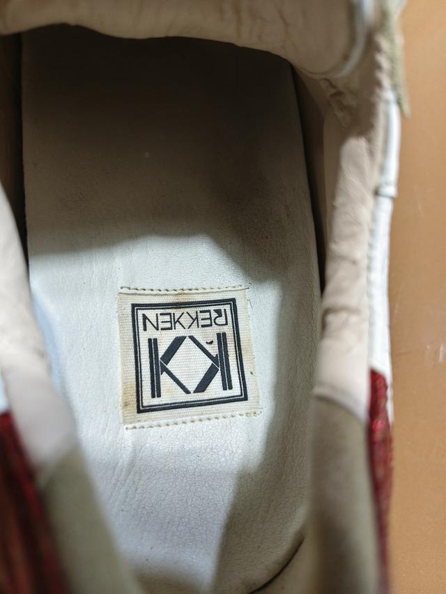REKKENRANION RK631UnisexGenuine Leather SneakersSize. 41/26 cm⭐⭐⭐⭐ Pre-owned/ Good Condition🔥 Price : 490฿ รูปที่ 7